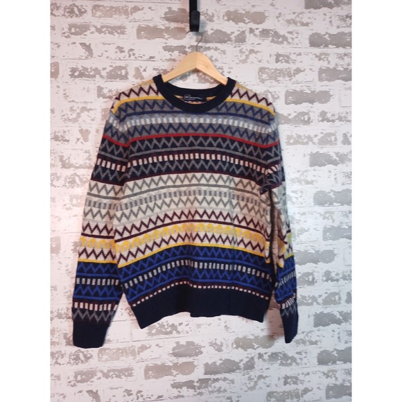 GAP Other - 90's Nordic Lambswool‎ Fair Isle Sweater Large Soft Cozy Preppy Ski Grunge